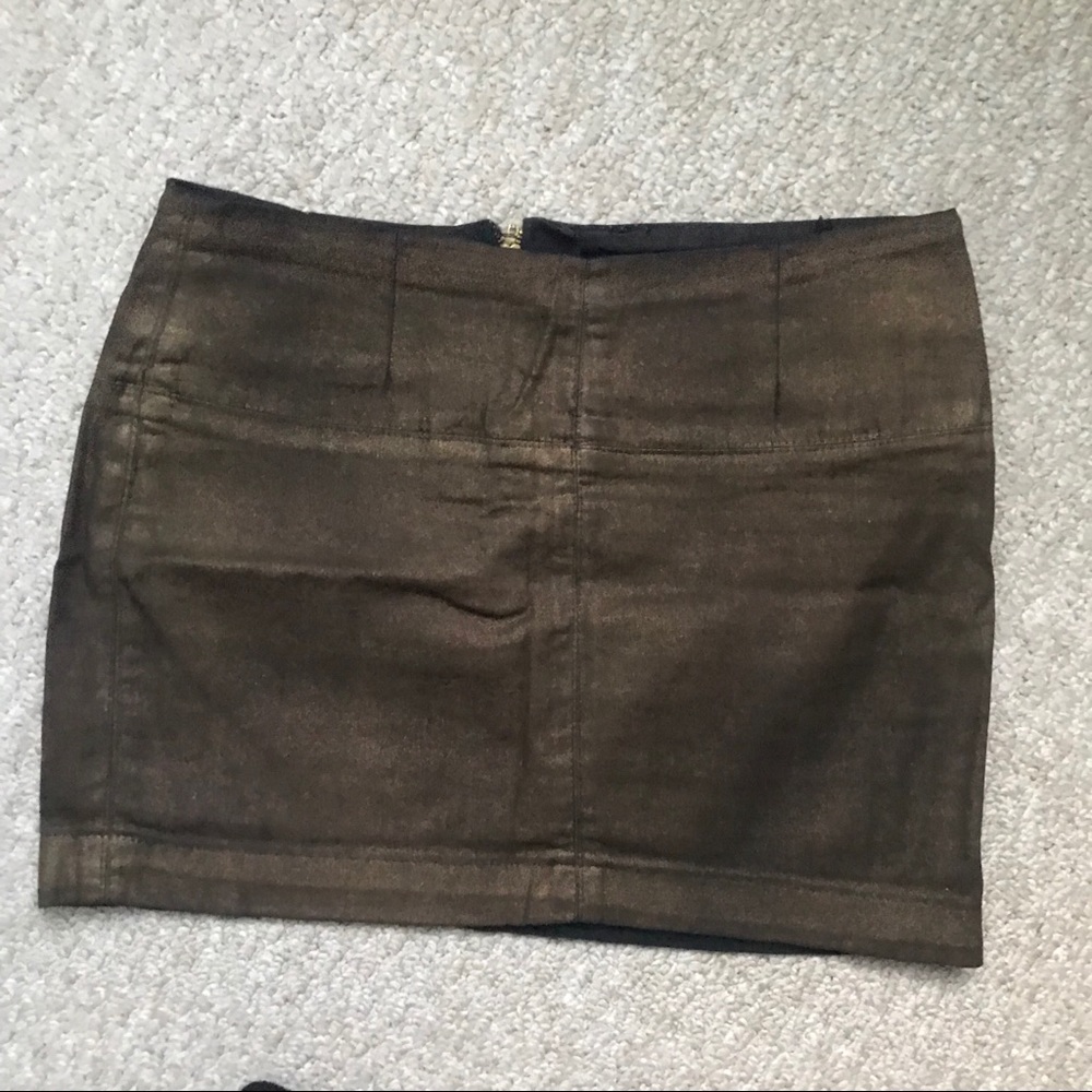 💛 waxed skirt